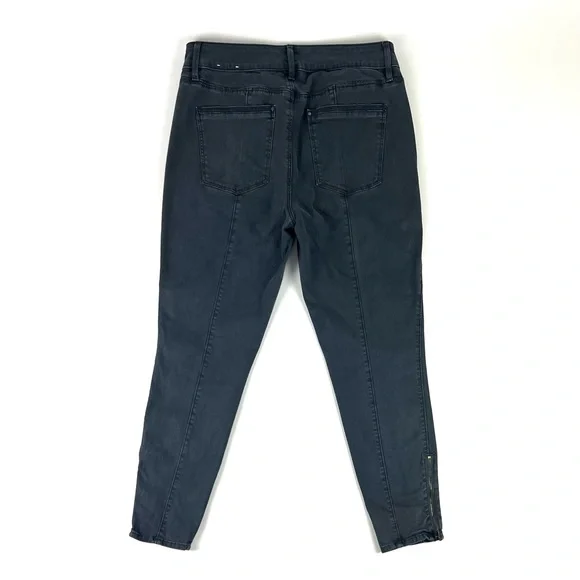 White House Black Market Mid-Rise Ball-Chain Skinny Ankle Jeans